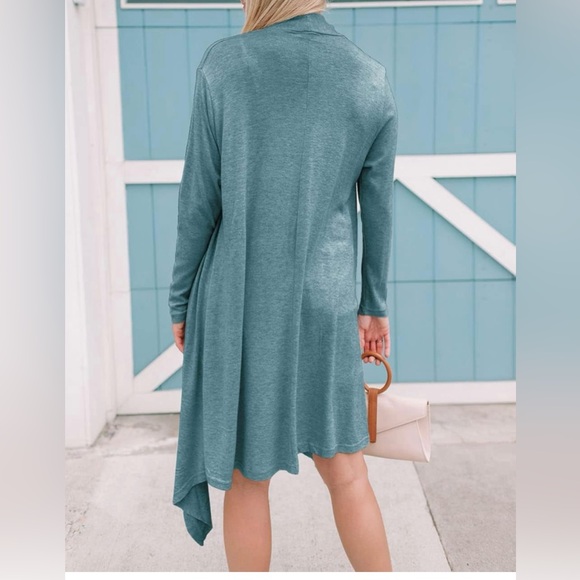 NWOT PRETTY GARDEN Women's Open Front Cardigan size medium Great for layering! - Picture 6 of 6